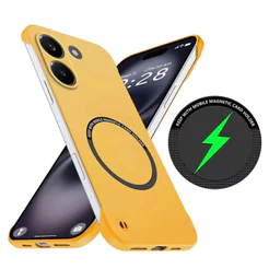 Capa Magnética Para POCO X8 Pro , Sem Moldura , PC Rígido , Carregamento Fio , Fosca , À Prova De Choque , Traseira Redm