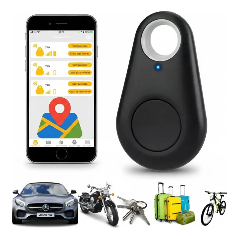 Rastreador Veicular GPS Portátil Monitoramento Via App