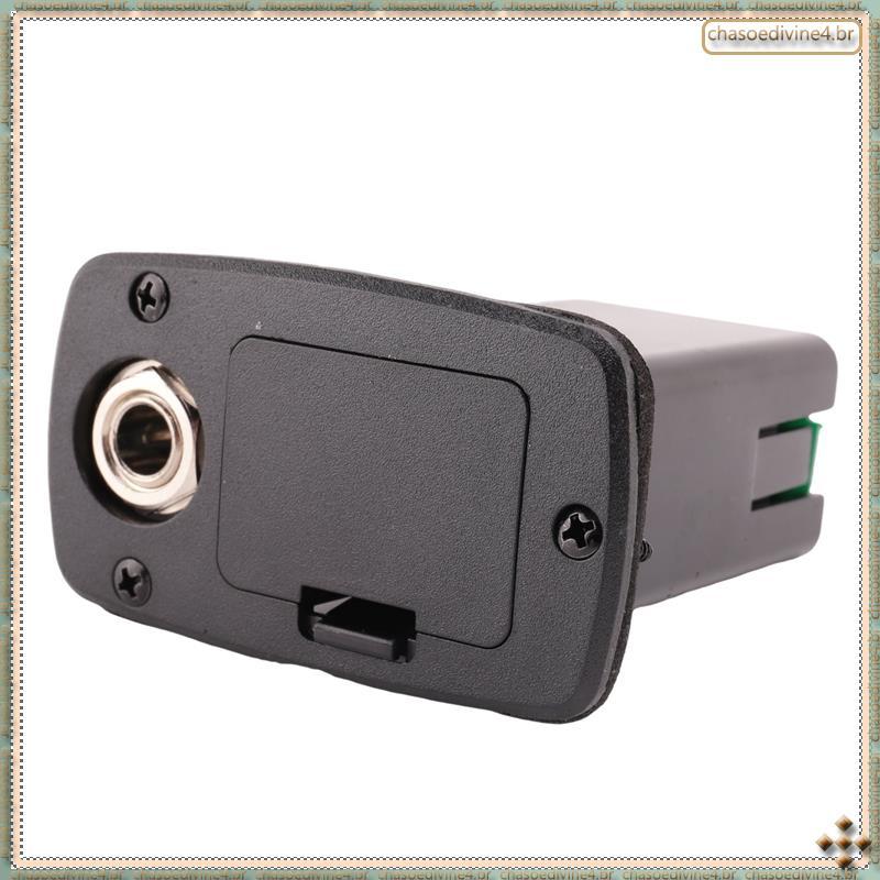 [Yzr] ABS 9V Guitar Pickup Bateria Caso Caixa Para Substituição De Tampa De Armazenamento De Guitarra Acústica Elétrica