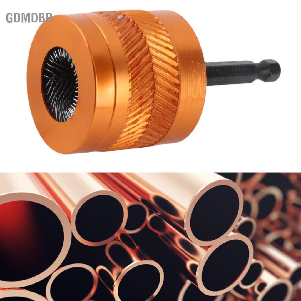 Gdmdbr Gdmdbr conjunto de limpador de tubo de cobre de 1/2 polegada para furadeira elétrica, ferramenta de polimento de