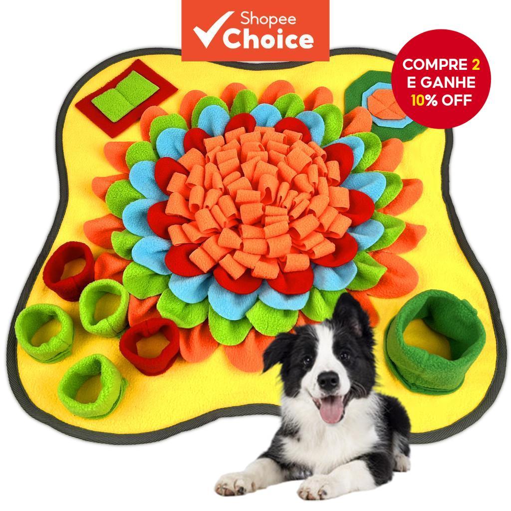 Almofada de Farejar Interativa para Cães e Gatos com Forragem Natural Melhorada