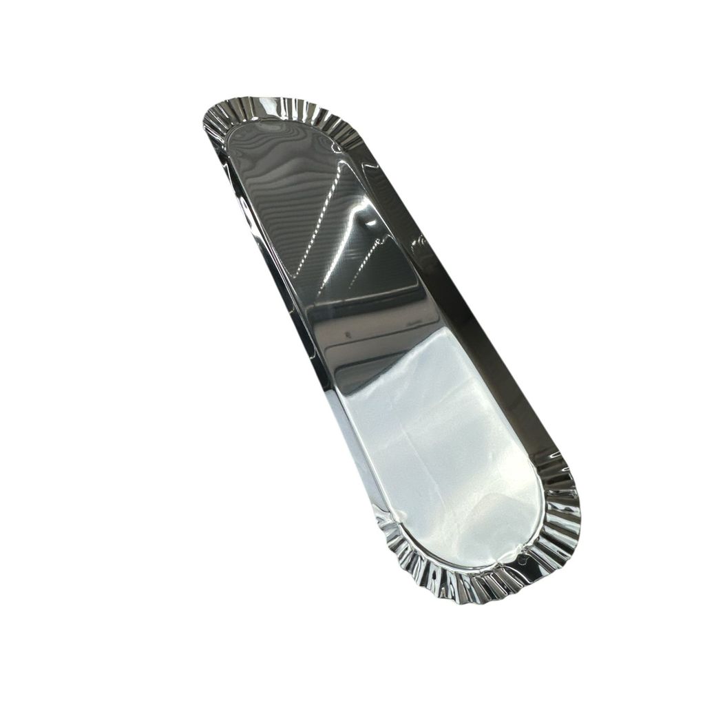 BANDEJA CANTO CRESPO INOX 45,3x2x15CM EM INOX BA-05 ROCAMBOLE