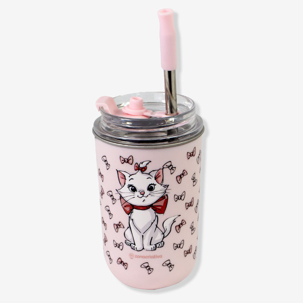 Copo Neo com Canudo Marie – Disney em Oferta na Shopee