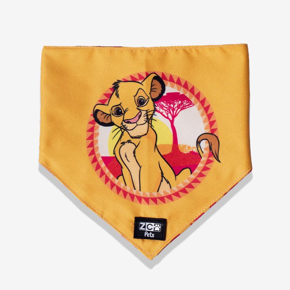 Bandana Zonacriativa Pets Rei Leão - Disney em Oferta na Shopee