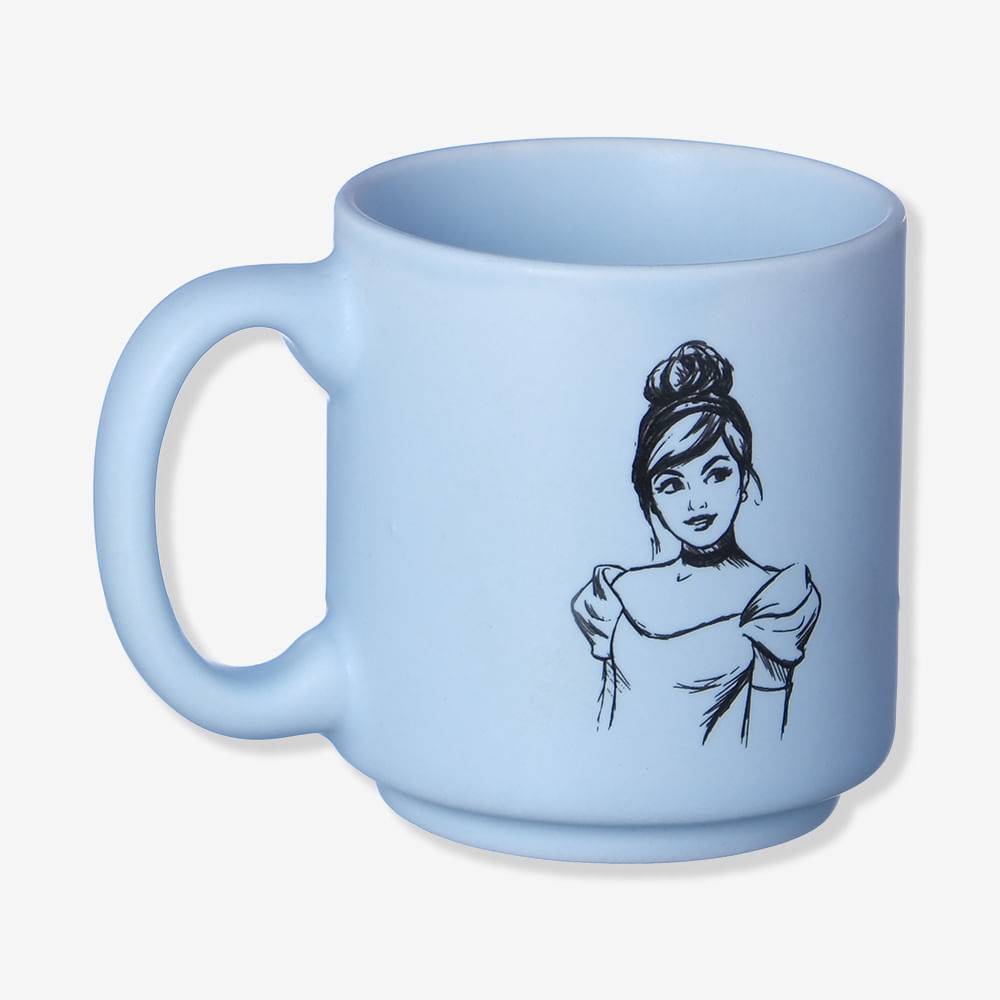 Caneca Mini Tina Cinderela - Princesas Disney
