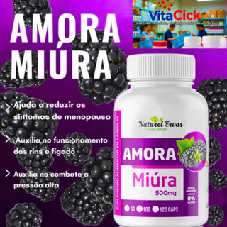 Amora Miura 100% Pura Suplemento Natural 120 Capsulas 500mg em Oferta na Shopee