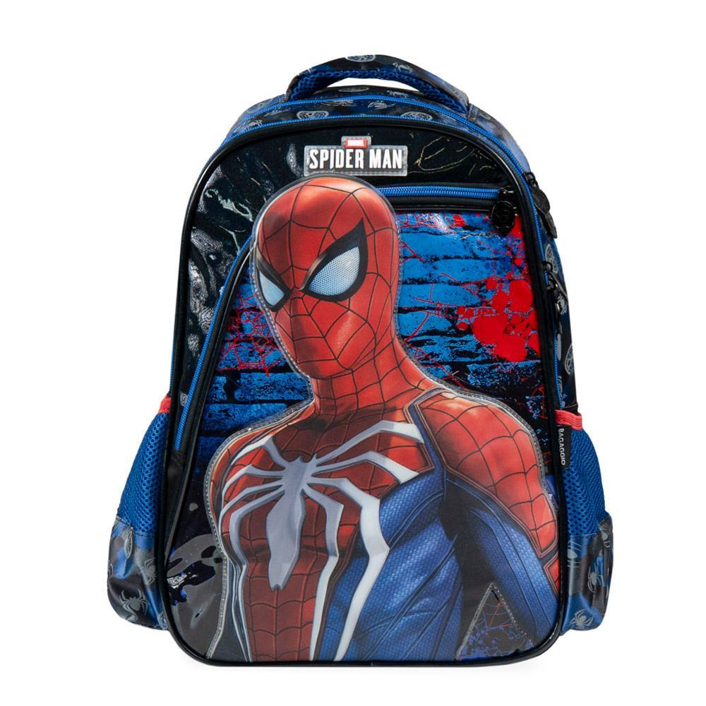 Mochila Escolar Homem Aranha Azul Escuro em Oferta na Shopee