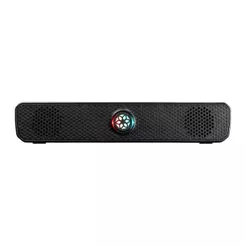 Caixa de Som TGT Voltrix Lite, Rainbow, 2x3W RMS, USB, Preto, TGT-VTX-RB01
