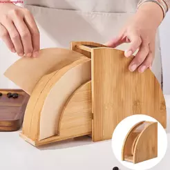 Suporte De Papel Para Filtro De Café TIANCHUANG , Caixa De Manual Com Janela Transparente , Economia De Espaço