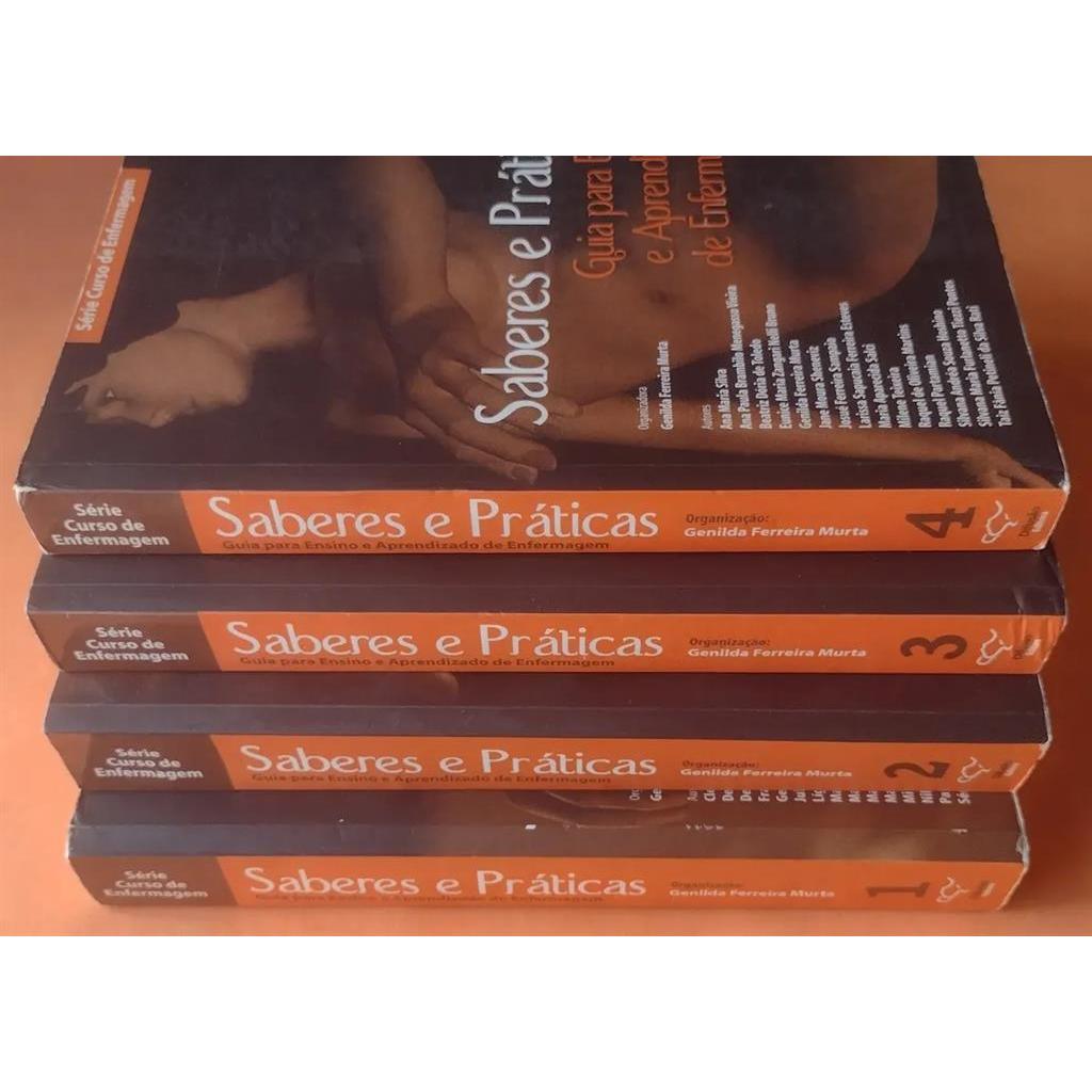 Saberes e Práticas Curso De Enfermagem (4 Volumes) autor Genilda Ferreira Murta