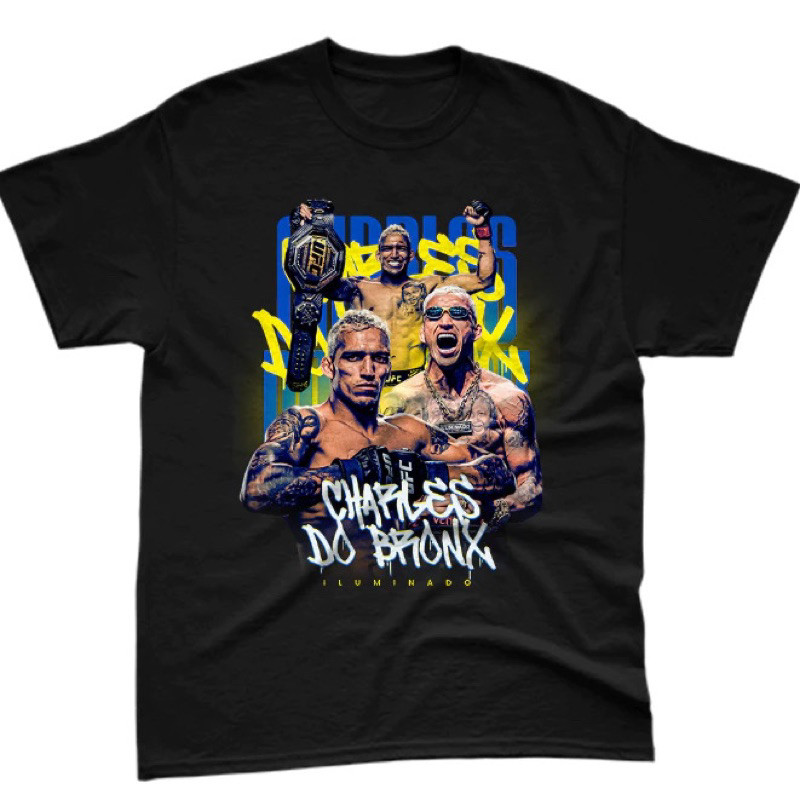 Camiseta Camisa Lutador Ufc Charles Do Bronx Oliveira Blusa Unissex Algodão