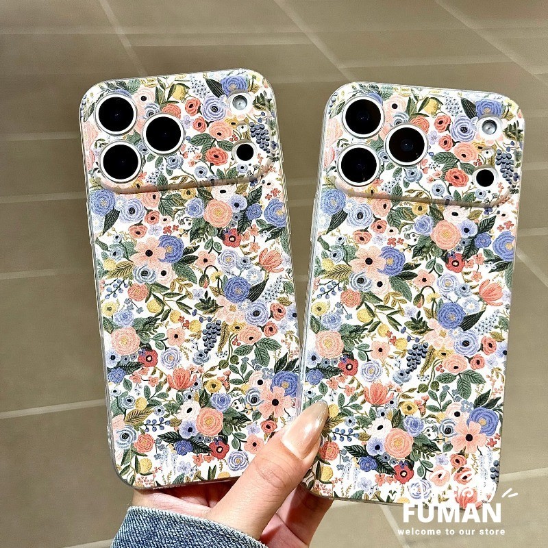 Capa De Telefone Com Flores Coloridas Fofas Para Samsung Galaxy A07 A06 A05 A05s A04 A04s A04e A03 A03s A02 A02s F55 F23