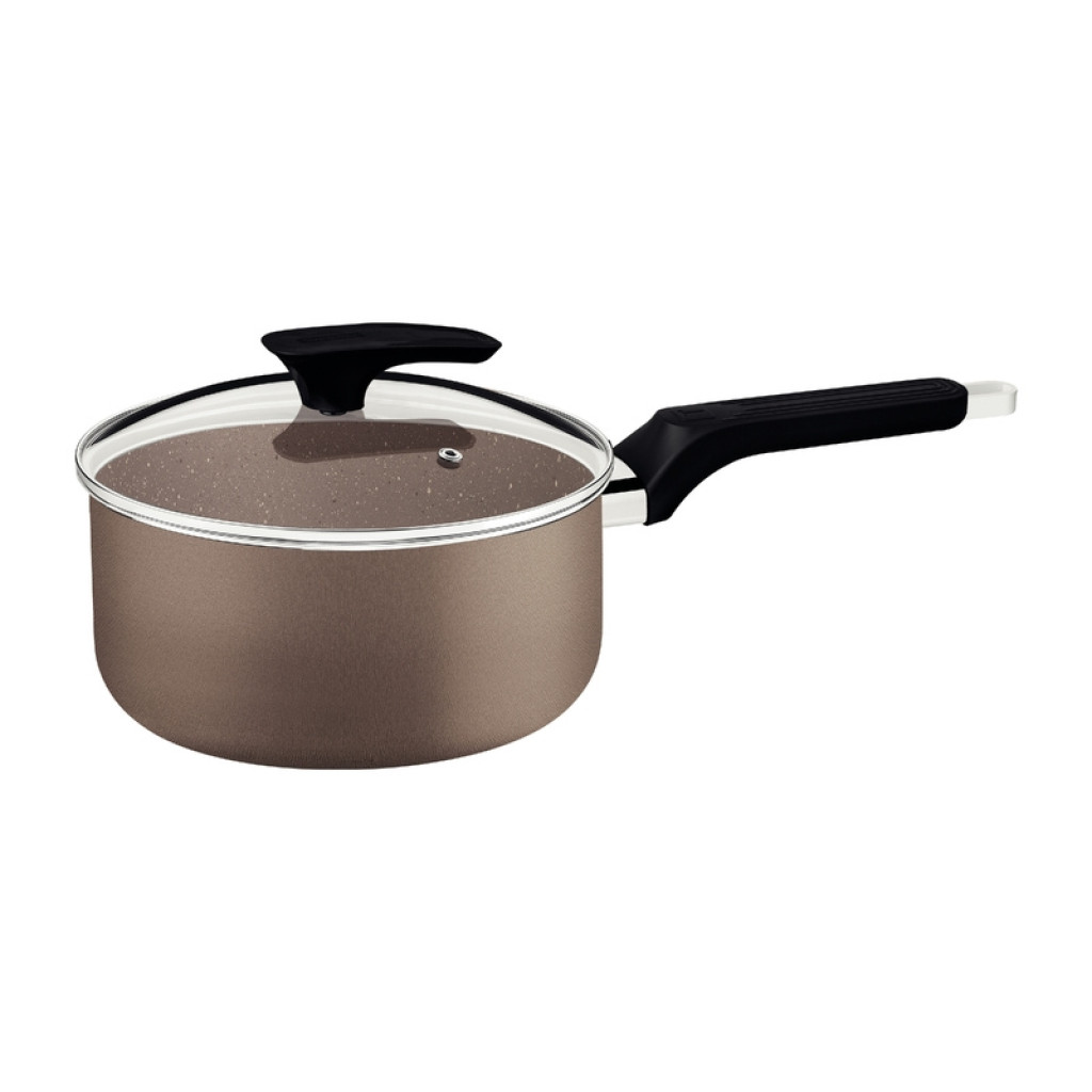 Panela Tramontina Milazzo 20cm 2,9L Amêndoa