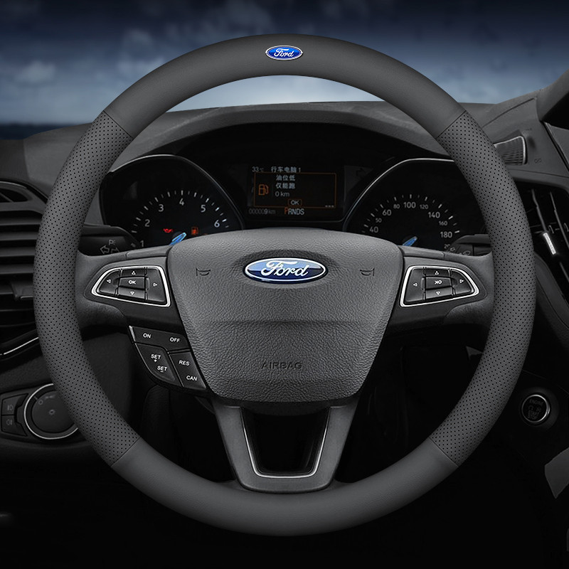 Ford Ranger Triton Everest Ford Mustang Fiesta Fiesta Ecosport Kuga Mondeo Focus ST Focus Sedan Capa de Volante de Couro