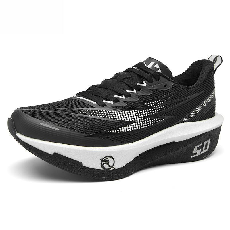 Tênis de corrida com placa de carbono 5.0 para homens e mulheres, calçado profissional para maratona e corrida de longa