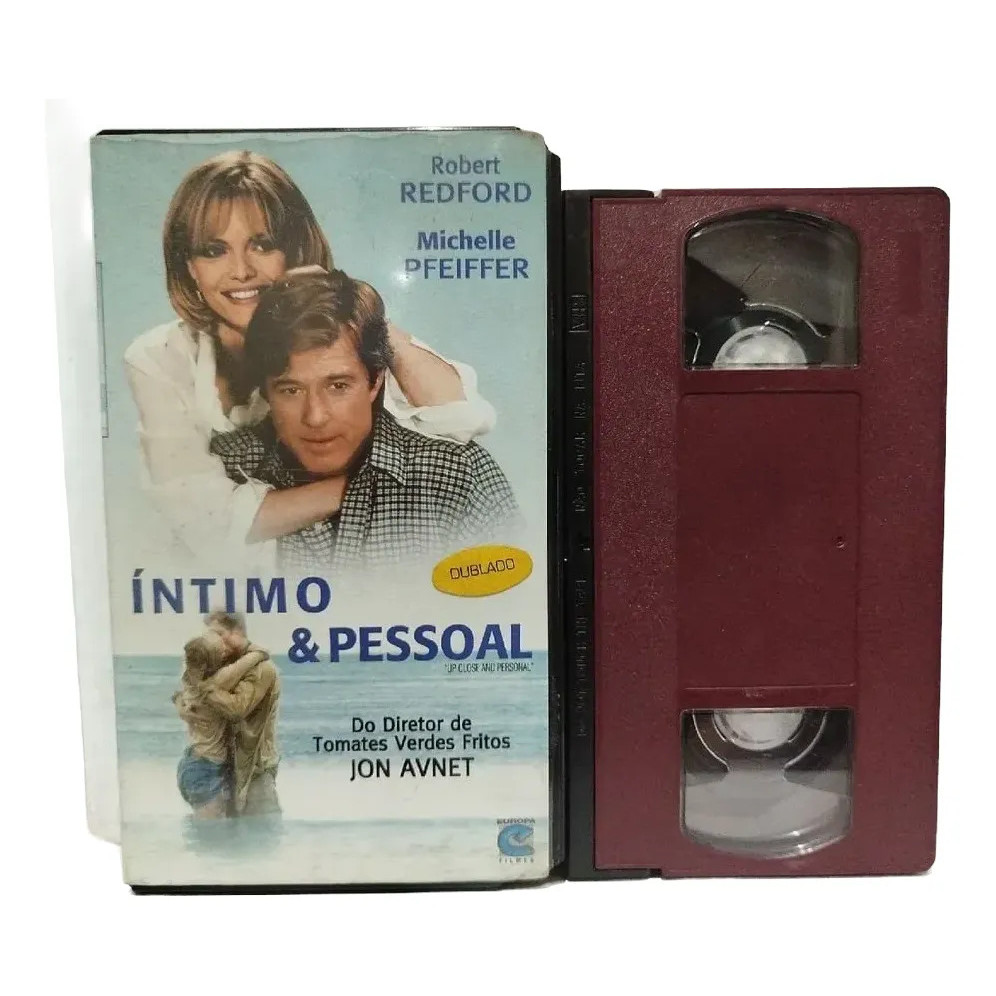 Vhs Íntimo E Pessoal - Dublado - Robert Redford Michele Pfei