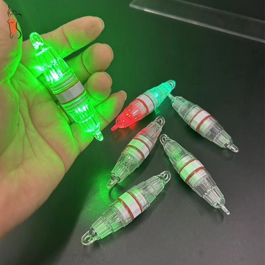 Luz De Pesca LED À Prova D'água-12 Cm Operada Por Bateria Para Noturna No Mar