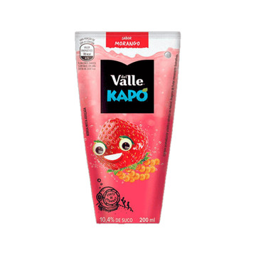 Néctar Del Valle Kapo Morango TP 200ml em Oferta na Shopee