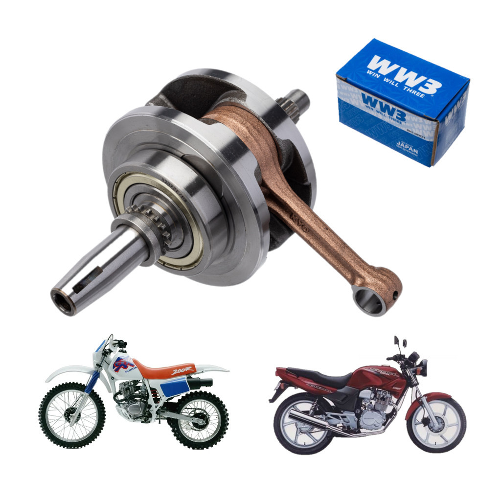 Virabrequim Cbx 200 Xr 200r 1993/2002 C/biela E Rolamentos