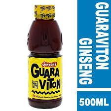 Guaraviton Ginseng Garrafa 500ml com 12un 06 ou 03 Unidades