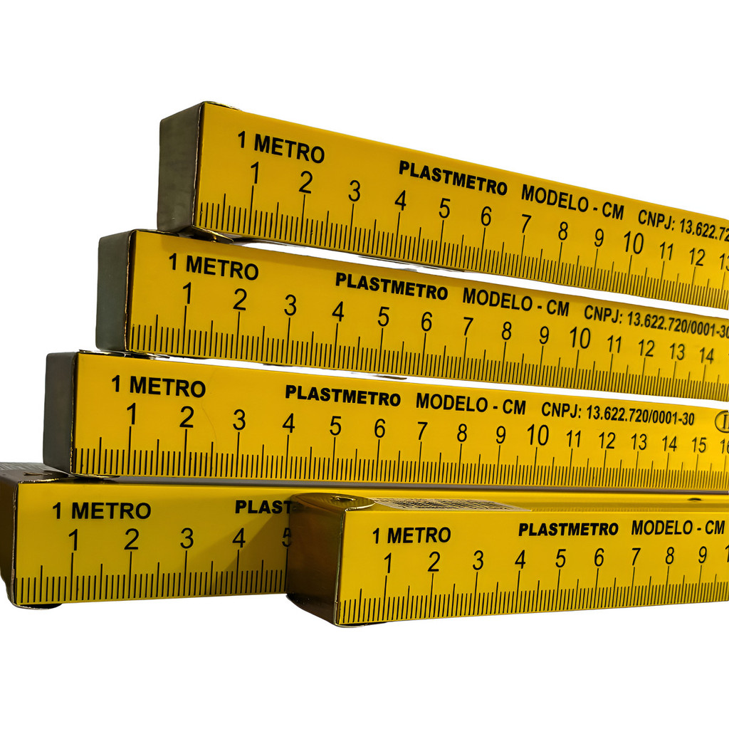Regua Balcão Metro Costura  Artesanato Modelagem Tecido 1m em Oferta na Shopee
