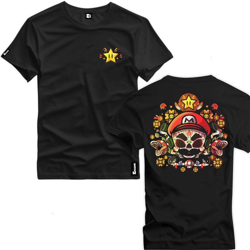Camiseta Mario Psicodélico Modelo Novo Arte Lançamento Envio Em Até 4 Horas Envio Relâmpago