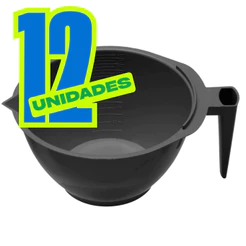 KIT 12 TIGELAS GRADUADA 450ML CUMBUCA CUBETA CANECA P/ TINTURA C/ SUPORTE PINCEL MULTIUSO COLORAÇÃO