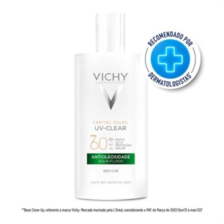 Protetor Solar Facial Vichy Capital Soleil Uv-clear Sem Cor Fps60 40g em Oferta na Shopee