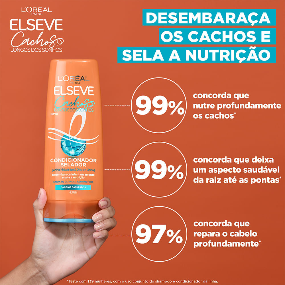 Detalhes do Kit Elseve Cachos Dos Sonhos - 3 Produtos