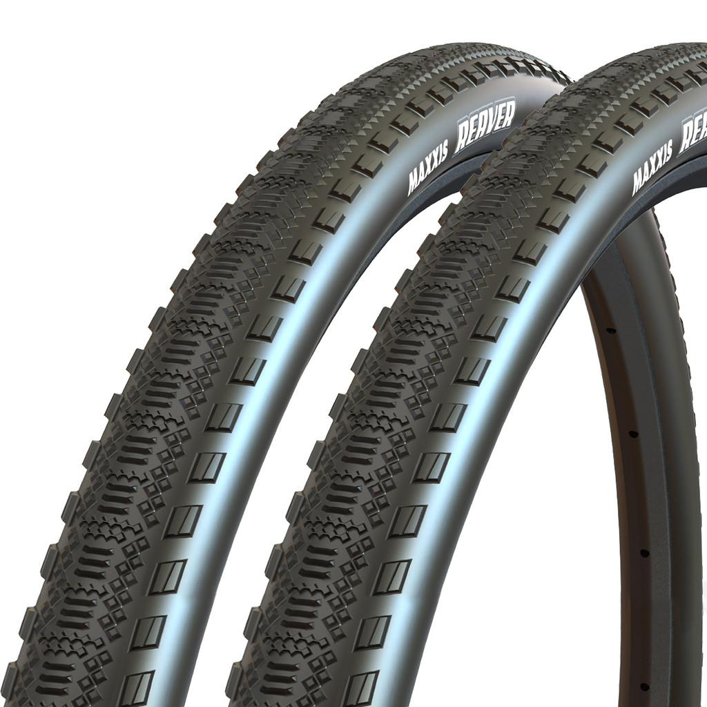 Pneus Maxxis REAVER 700x45C Dobrável HYPR-X/EXO/TR 120TPI - Preto (Par)
