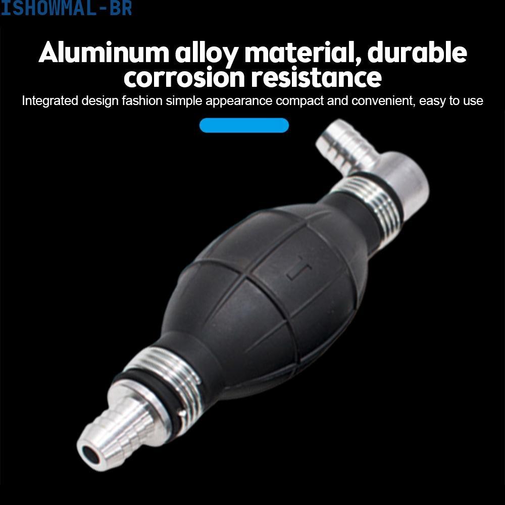 [BIG DISCOUNT]Manual Fuel Pump Aluminum Alloy Pressure Reference Number Rubber Hoses
