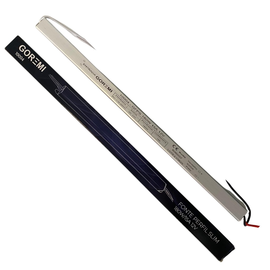 Fonte Driver Slim 12V 15A Goremi