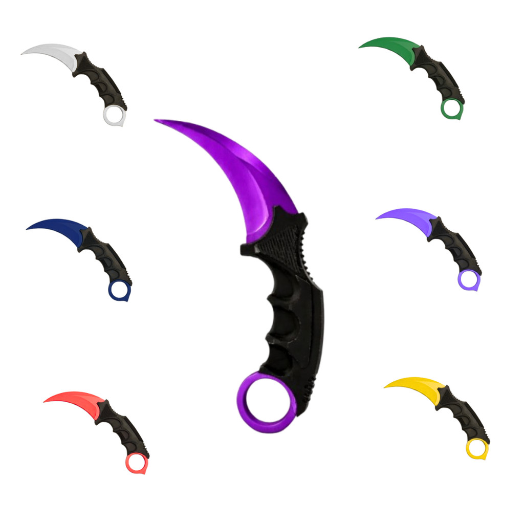 Karambit CS2 Counter Strike – Knife de Plástico Colecionável Gamer