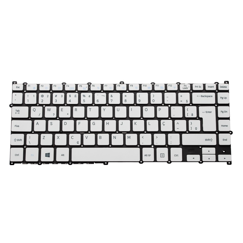 Teclado para Notebook Samsung Essentials NP500R4L Branco