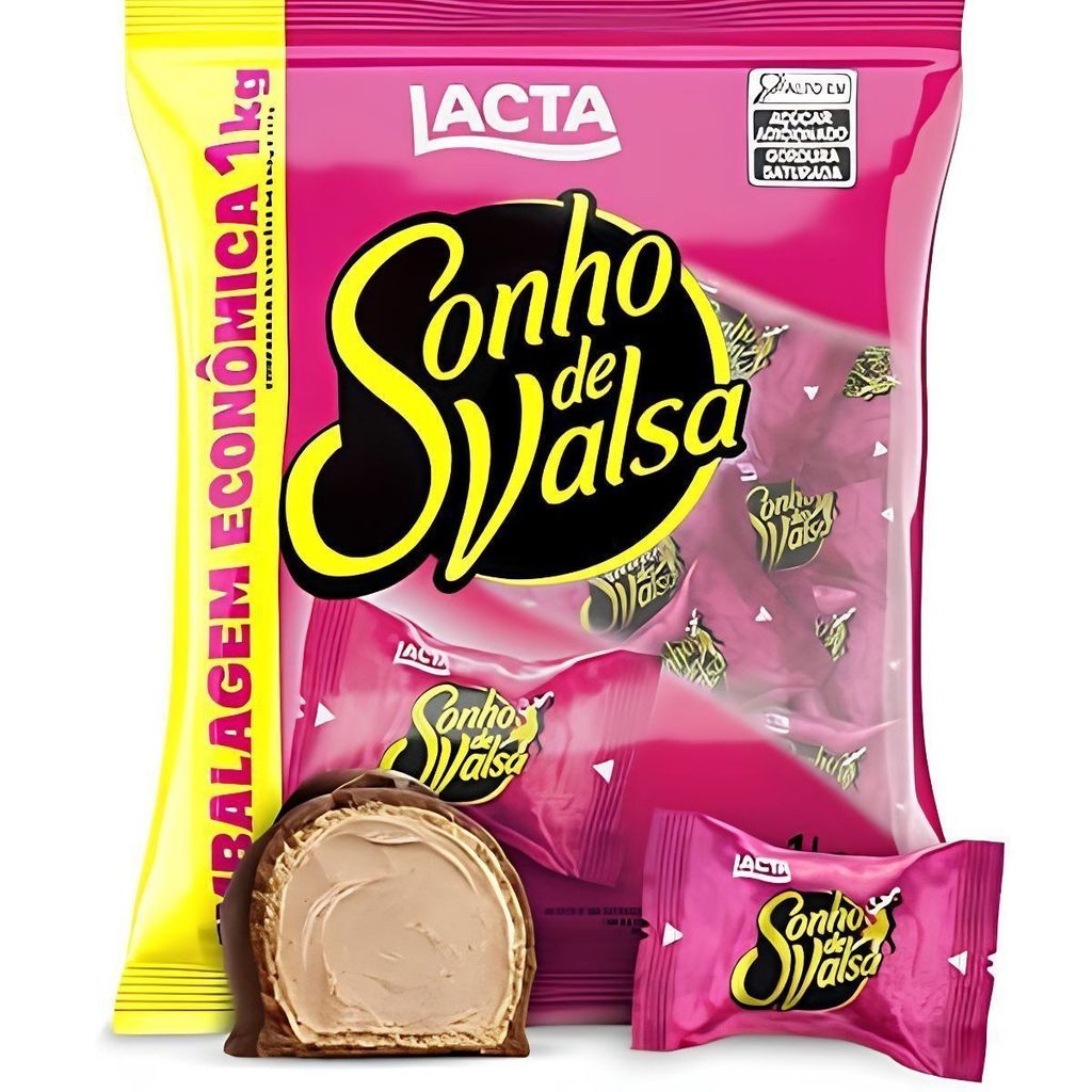 Bombom Sonho De Valsa 50 Unidades 1Kg Lacta