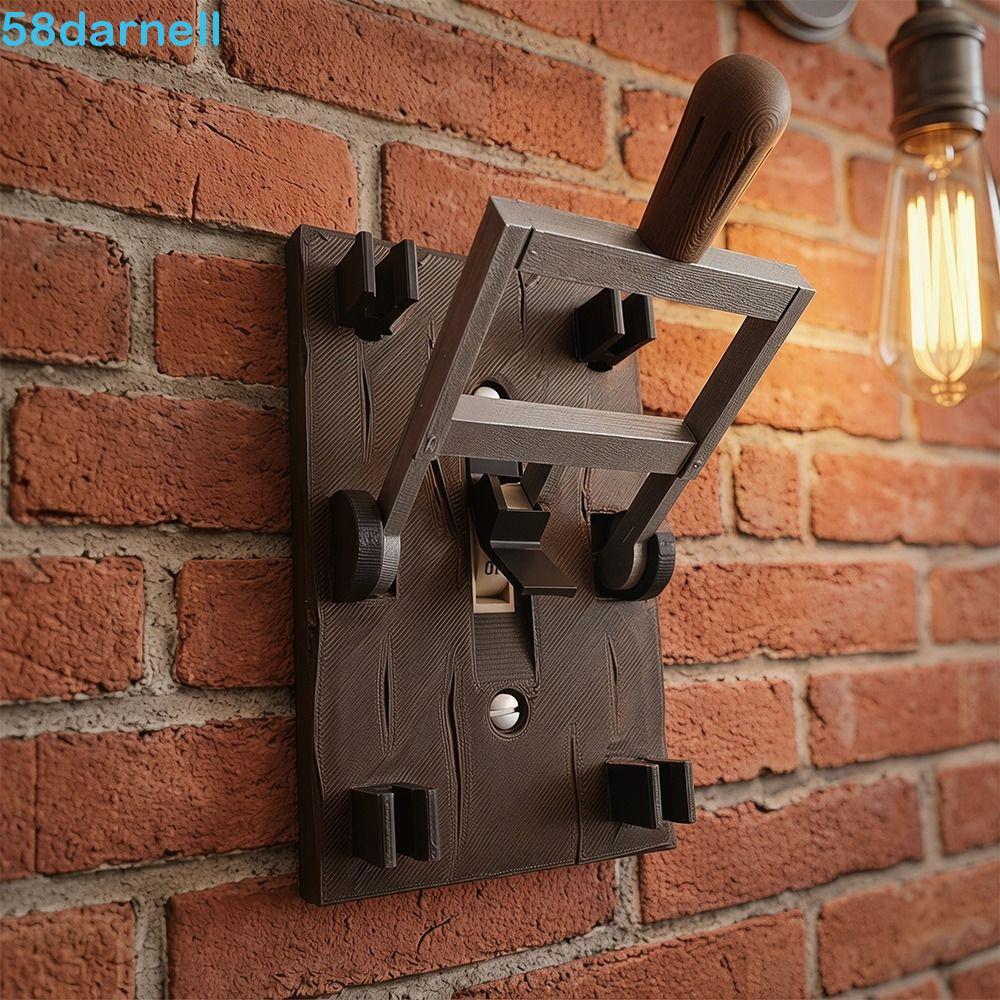 Tampa Do Interruptor De Luz DARNELL , Capa De Alça Flip Estilo Vintage De Plástico Durável , Fácil Instalação