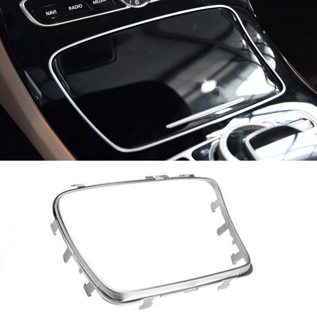 Para Mercedes-Benz Classe E W213 W238 CLS W257 Console Central Cinzeiro Suporte De Copo Água Painel Tira Guarnição Cromo