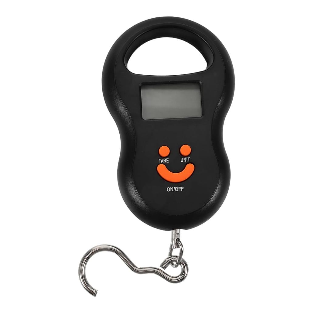 Balança Digital Portátil para Bagagem de Viagem, Pesca e Malas, Balança Eletrônica com Display e Alta Precisão para Uso