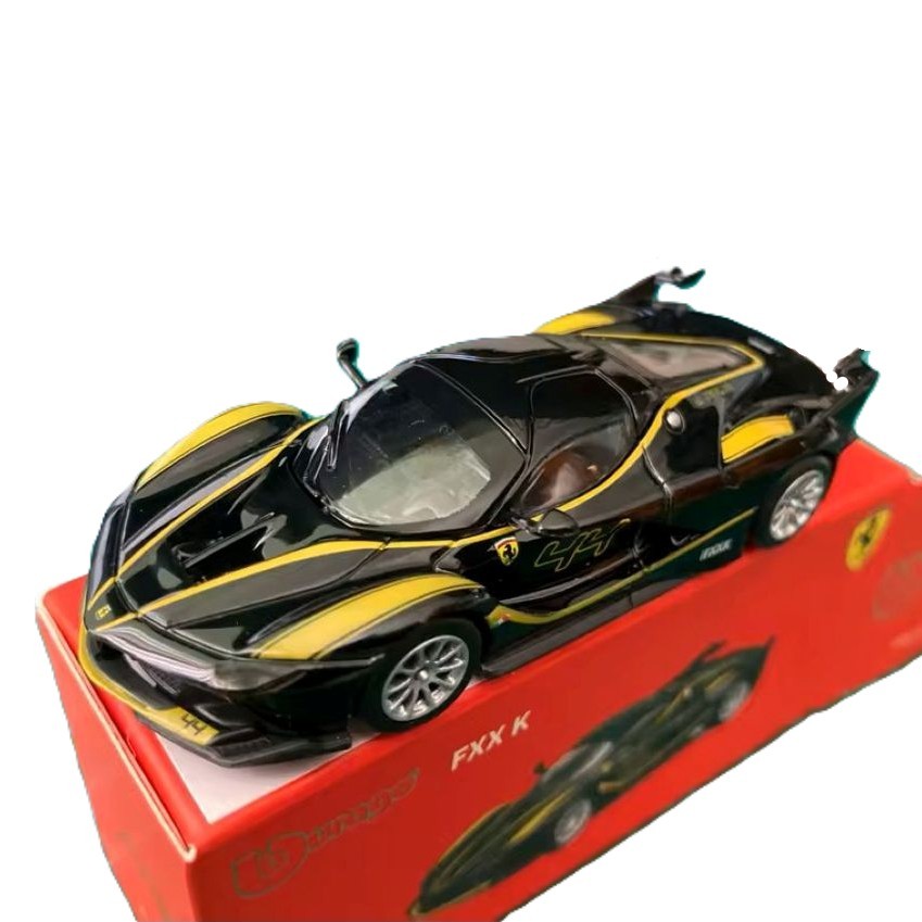 Miniatura Carro 1:64 Ferrari FXX K Preta Bburago