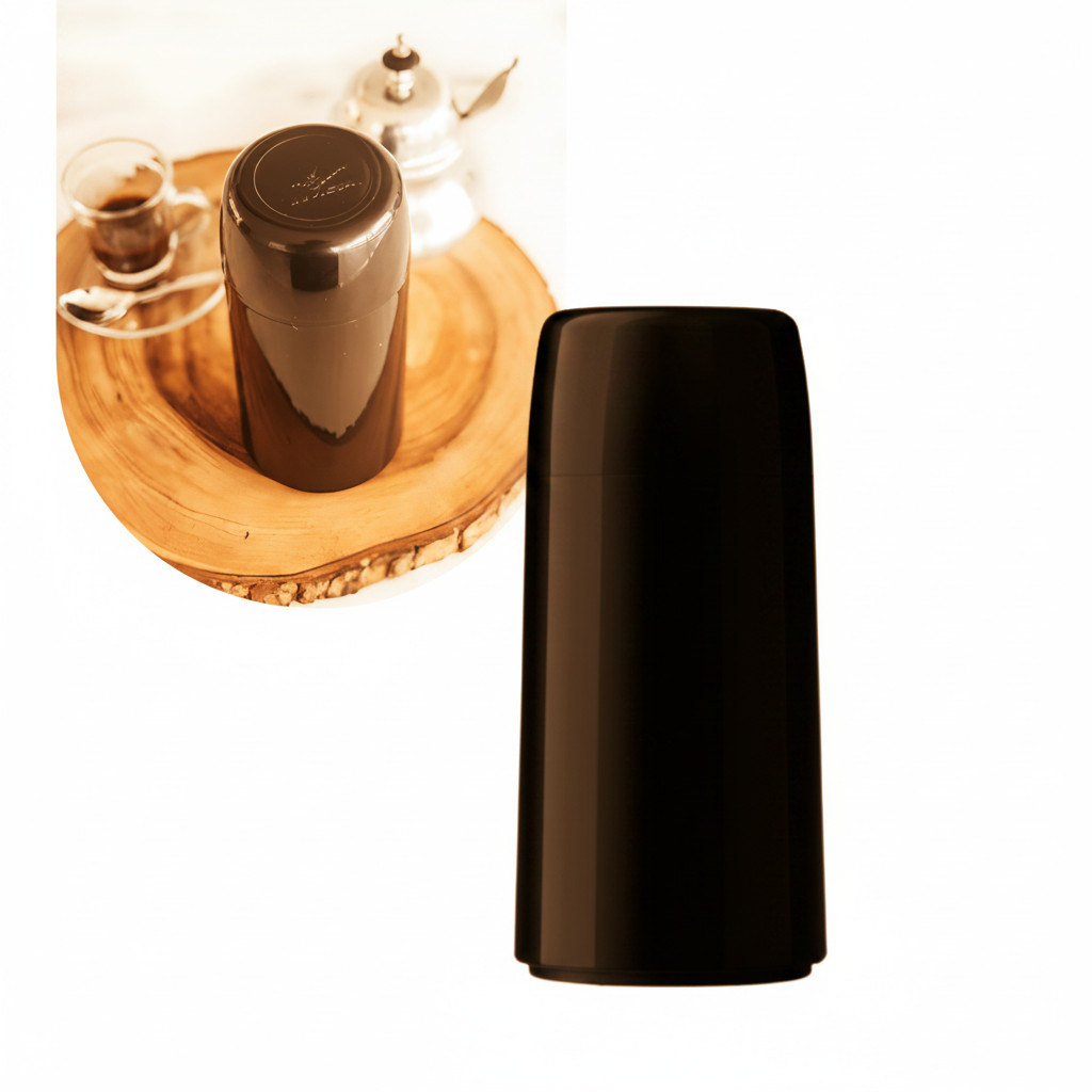 Garrafa Térmica Invicta Firenze 250ml Preto ou Branco Café Chá Leite Mini