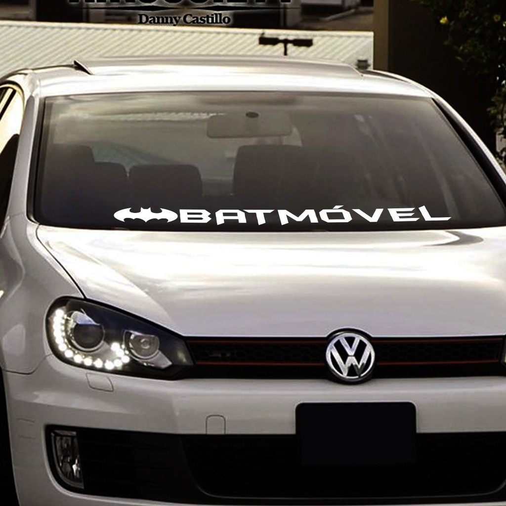 Adesivo Parabrisa Batmovel Tuning Som Automotivo Rebaixado - Creative Adesivos