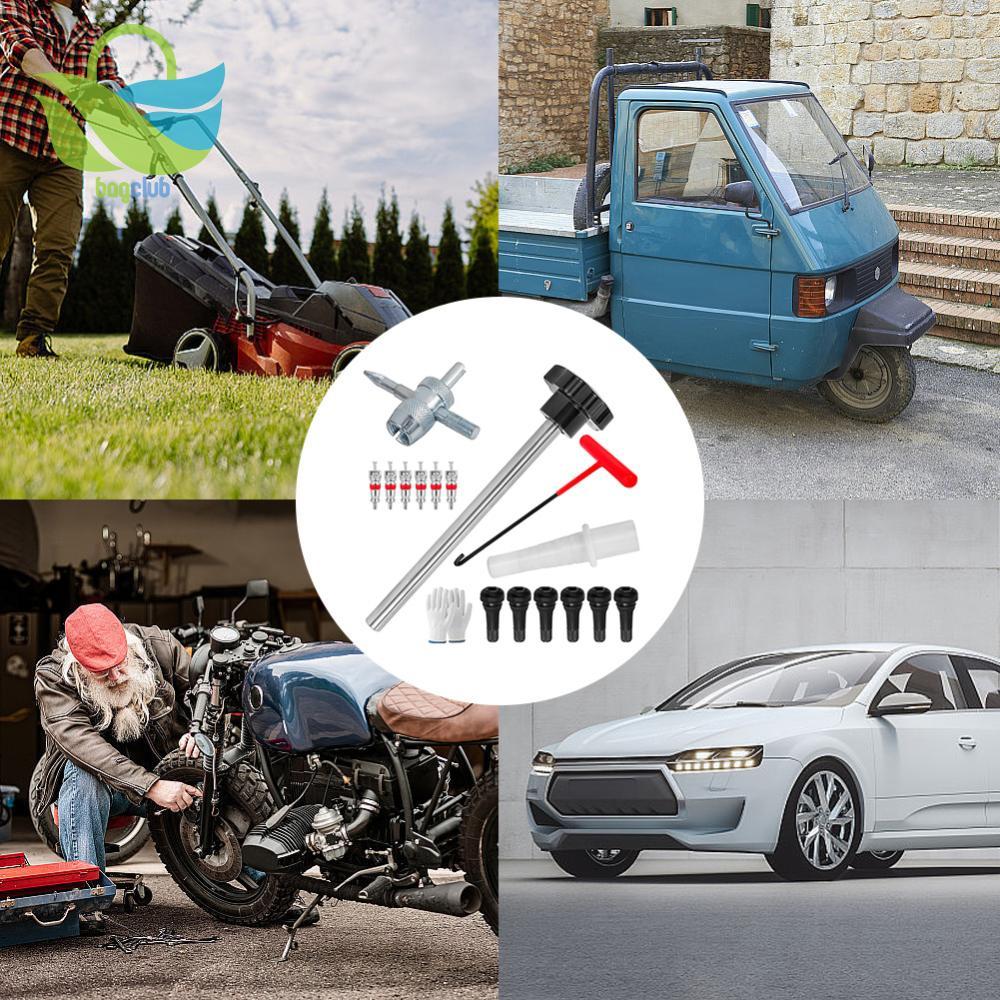 [Bagclub.br] Kit De Ferramentas De Substituição Rápida Do Núcleo Da Haste Válvula Pneu Automotivo Com 6 TR413