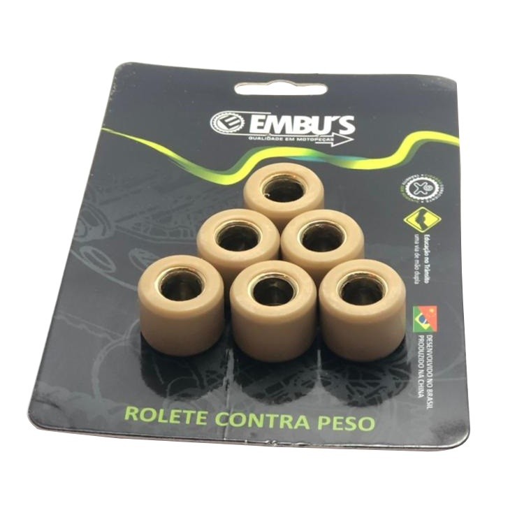 Rolete Contra Peso - Honda Lead 110 ( 6 Unidades De Rolete )