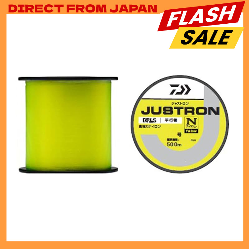 DAIWA Bobbin/Nylon Line/Main Line Justron Yellow 2.5-500【Direct from Japan】