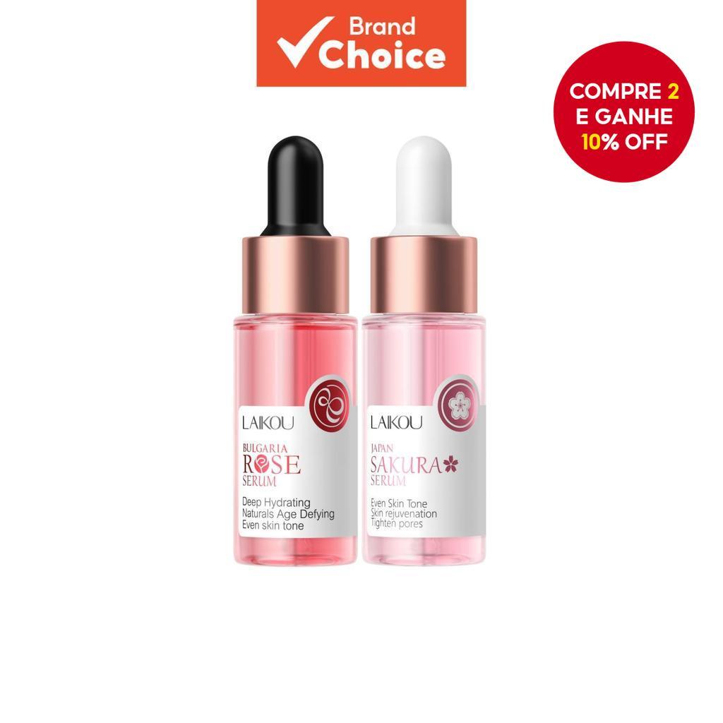 LAIKOU Sakura Serum Rose Essence Reduz Pontos Escuros Branqueamento Da Pele 2pcs em Oferta na Shopee