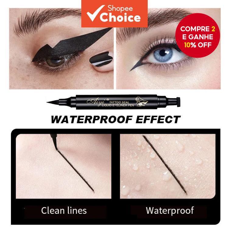 Lápis de Olho de Dupla Função | Ponta Jumbo Selada | Durável e Resistente a Esfumaçados | Cosméticos