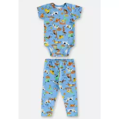 Conjunto em Suedine Bebê Menino Up Baby