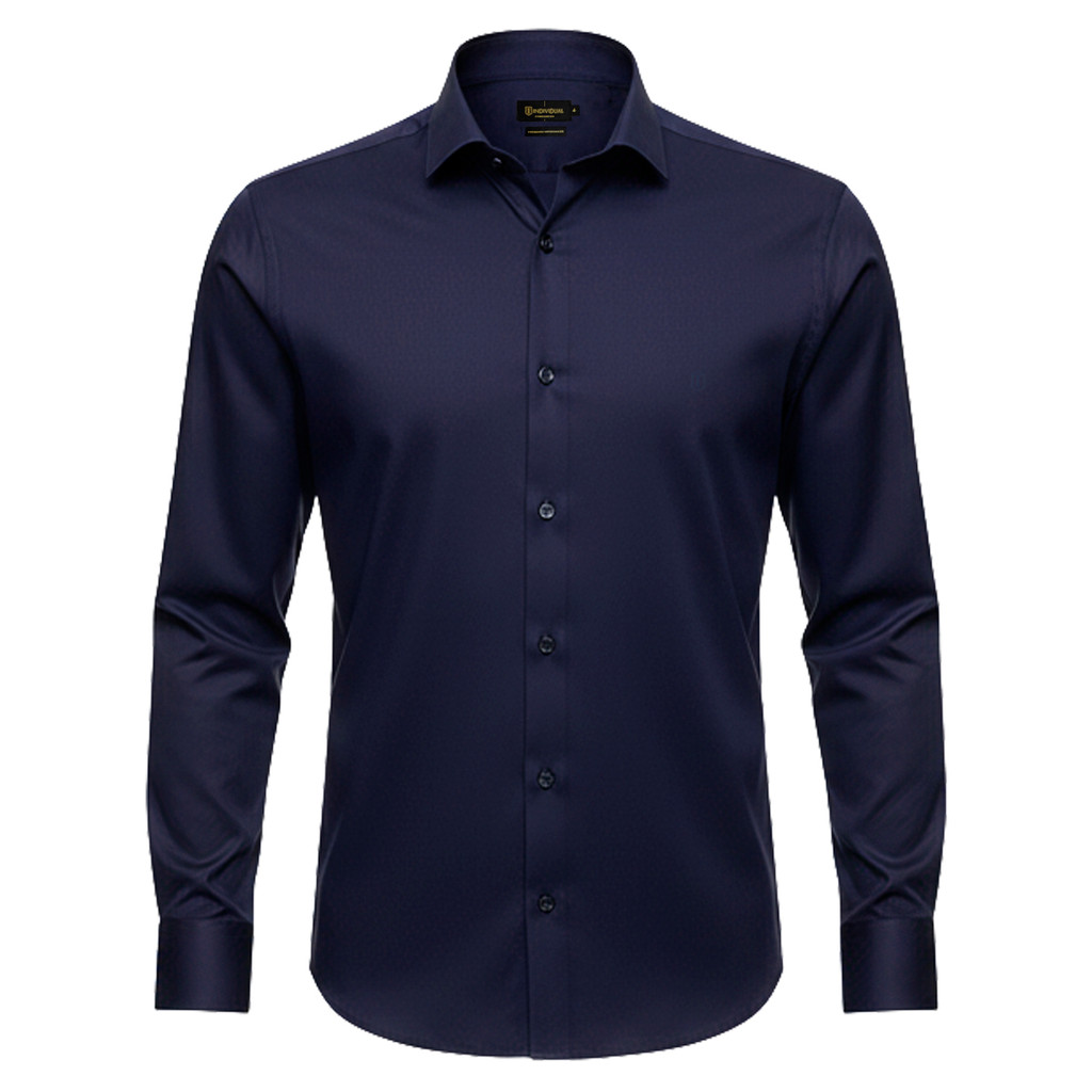 Camisa Individual Mc Slim Azul Marinho