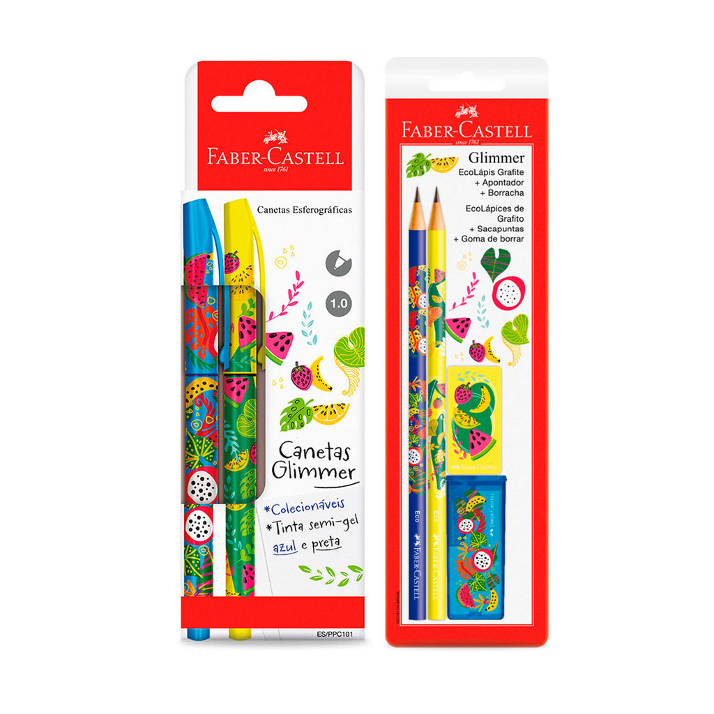 Kit Glimmer Botânica Faber-Castell em Oferta na Shopee