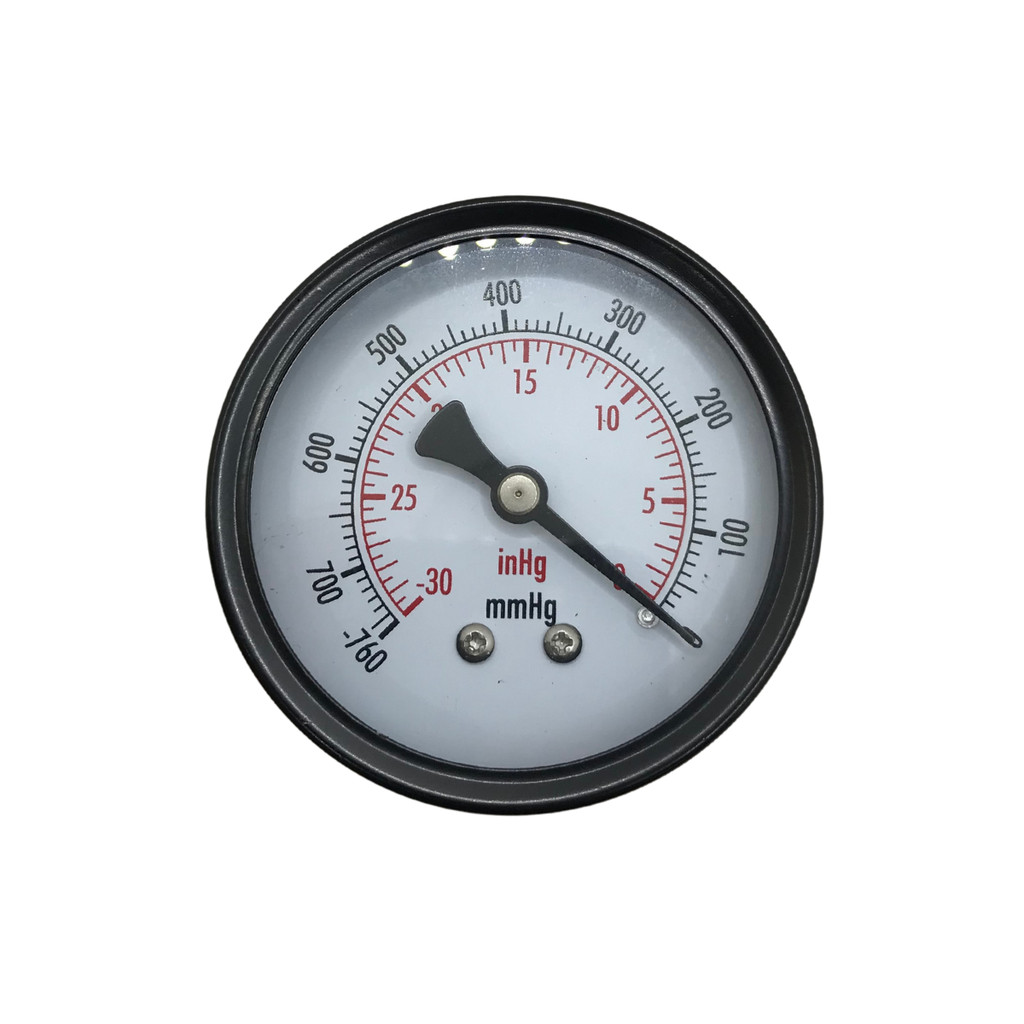 Vacuômetro Analógico 63mm Horizontal Rosca 1/4 Escala 760mmHg 30inHg em Oferta na Shopee